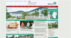 Desktop Screenshot of klinik-am-hahnberg.de